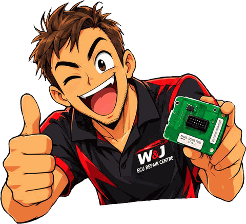 W&J ECU Repair Centre mascot